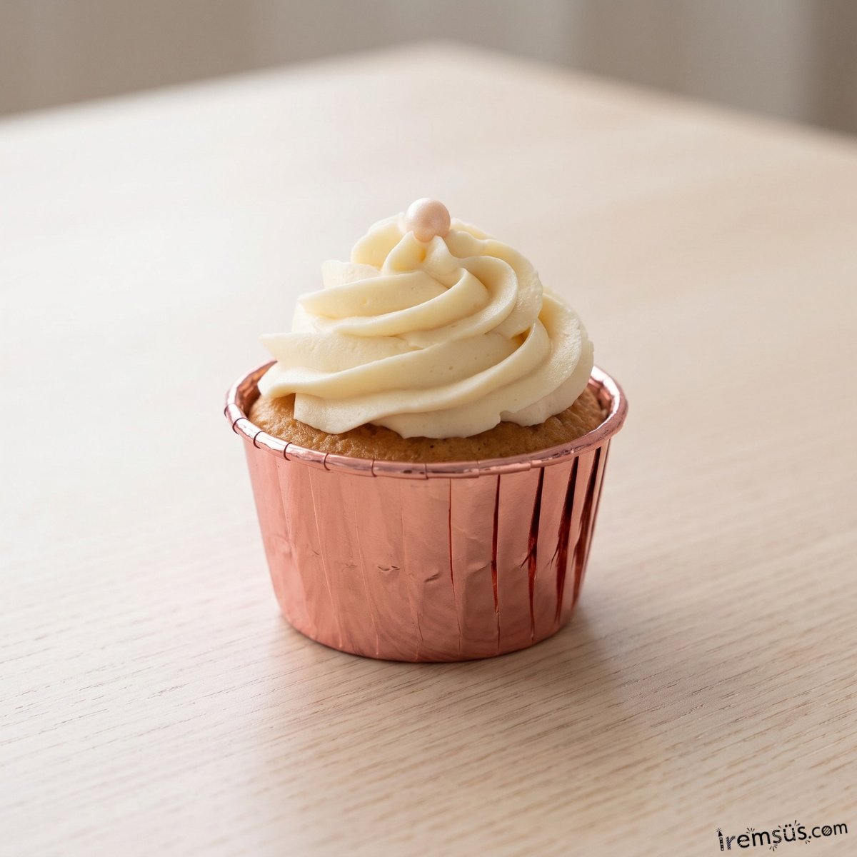 Muffin Cupcake Kalıbı Kapsülü Rose Gold 25li cupcake kabı