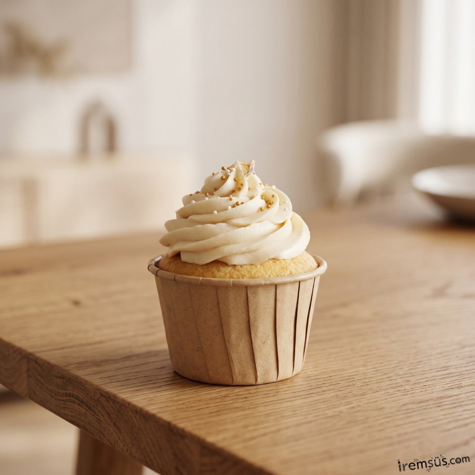 Muffin Cupcake Kalıbı Kapsülü Düz Kraft Renk Renk 20 Adet Renkli cupcake kabı