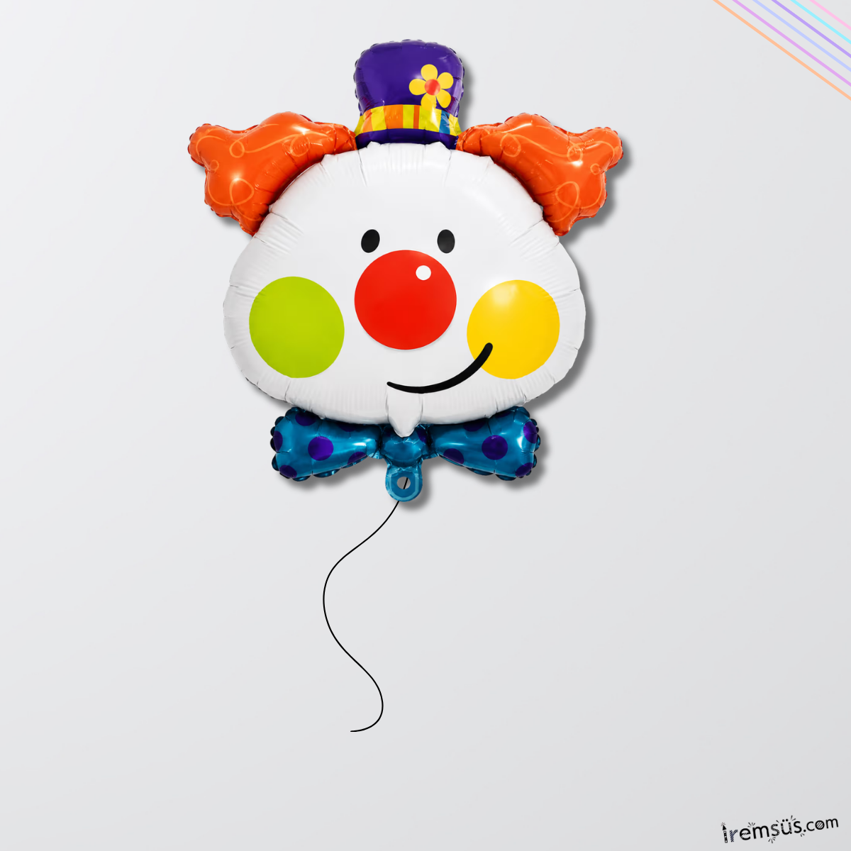 Palyaço Figür Folyo Helyum Balon 30''