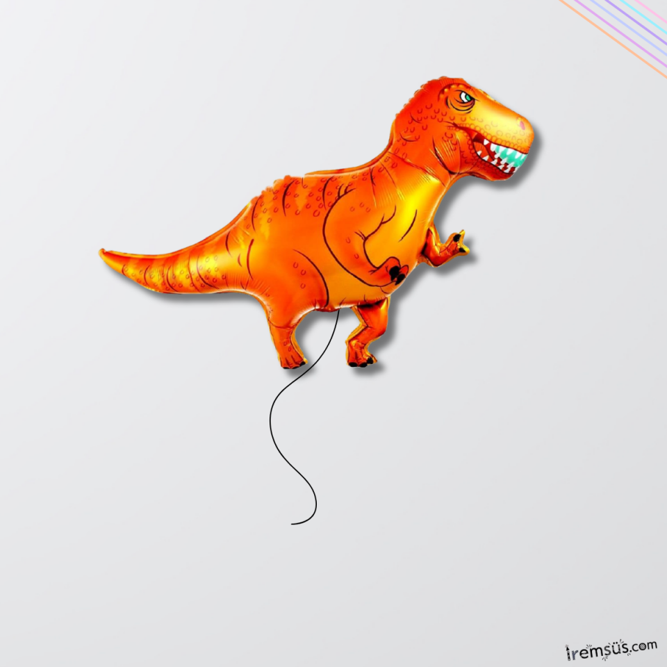 T-Rex Dinazor Folyo Helyum Balon 41*104 cm