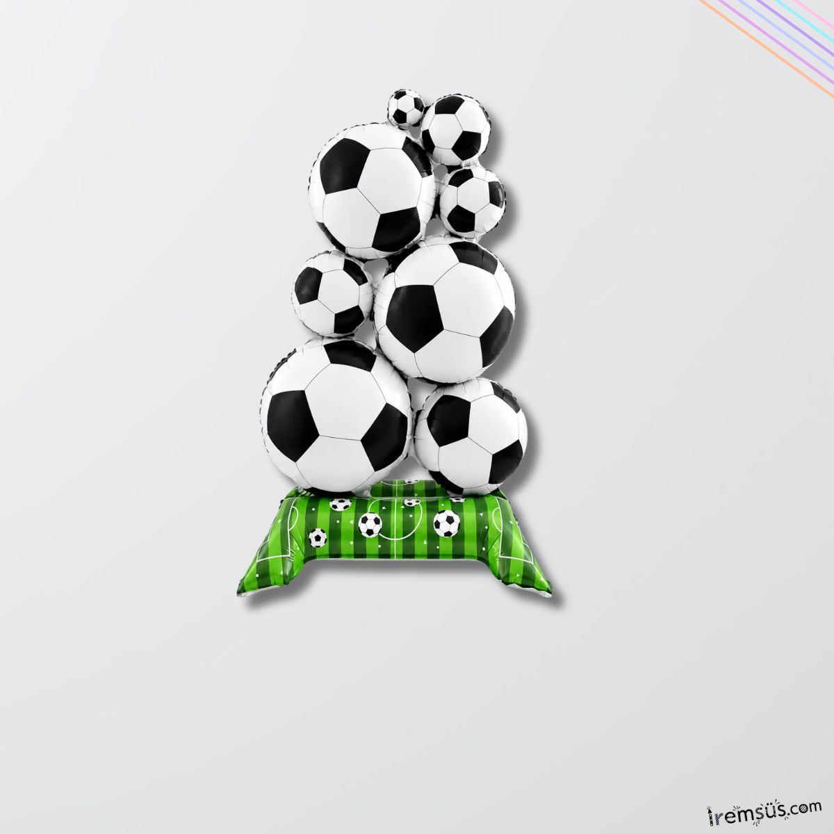 Ayaklı Futbol Topu Folyo Balon 69 cm