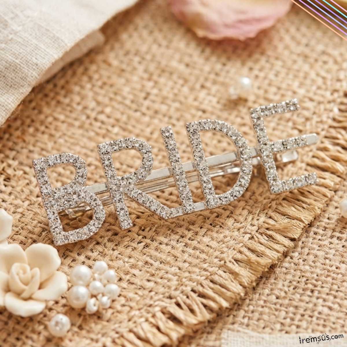Bride Yazılı Taşlı Toka Bekarlığa Veda Tokası Gelin Tokası