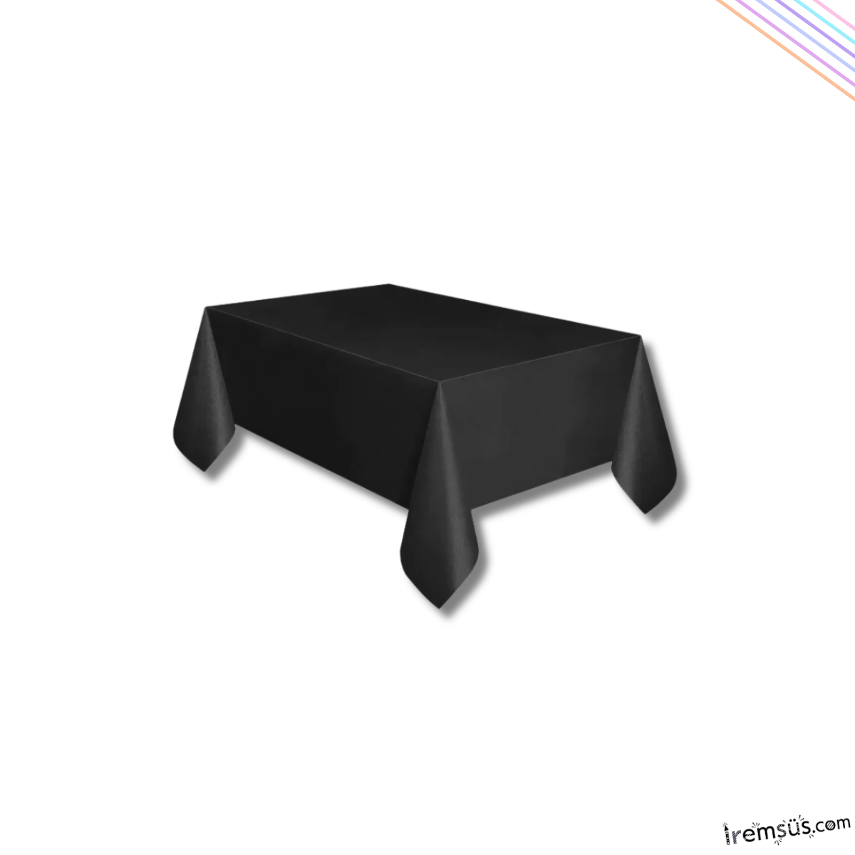 Masa Örtüsü Düz Plastik Kullanat 1.20 Cm * 1.80 Cm Siyah