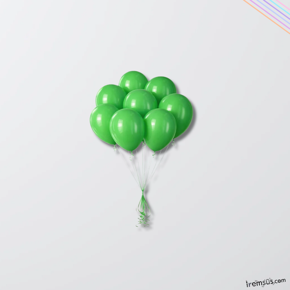 Açık Yeşil Renk 10 Adet Balon Pastel Ton 12''