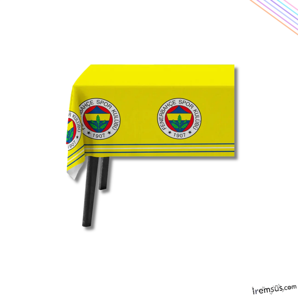 Lisanslı Fenerbahçe Takımı Plastik Masa Örtüsü 120*180 cm